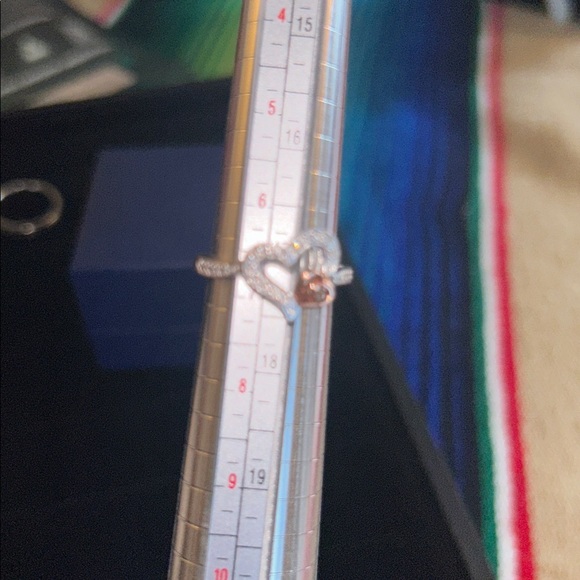 Brian Kosner Silver and Bronze Heart Ring - Picture 10 of 10